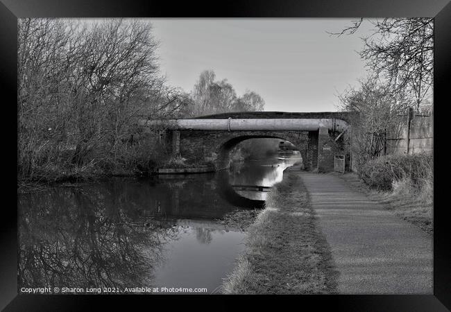 Walks along the Shropshire Union Canal Framed Print by Photography by Sharon Long 