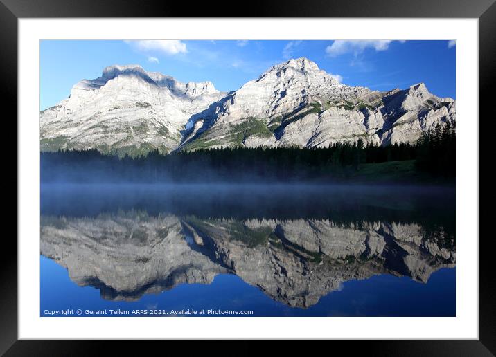 Wedge Pond, Kananaskis Country, Alberta, Canada Framed Mounted Print by Geraint Tellem ARPS