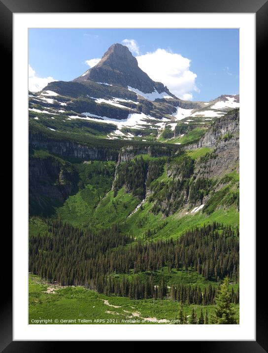 Glacier National Park, Montana, USA Framed Mounted Print by Geraint Tellem ARPS