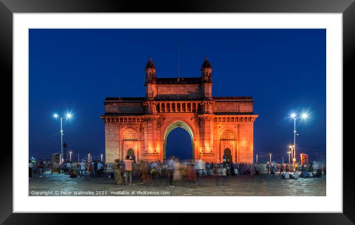 Gateway of India Framed Mounted Print by Peter Walmsley
