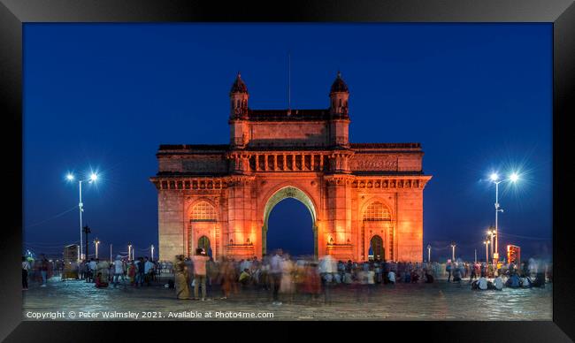 Gateway of India Framed Print by Peter Walmsley
