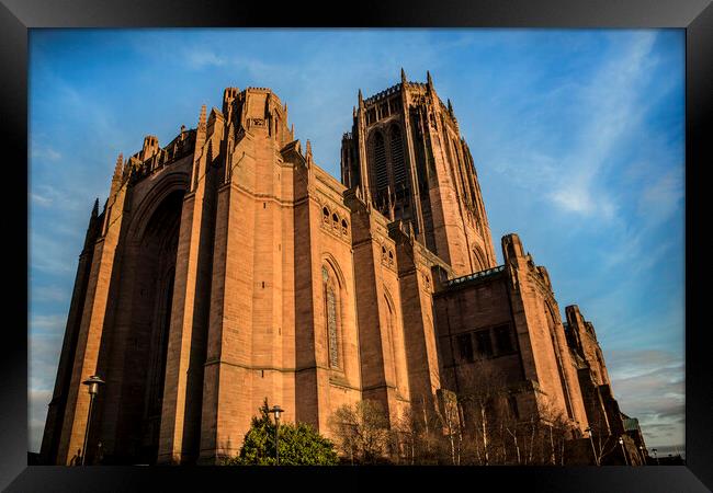Liverpool Cathedral Framed Print by David Hare