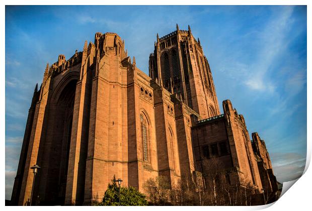Liverpool Cathedral Print by David Hare