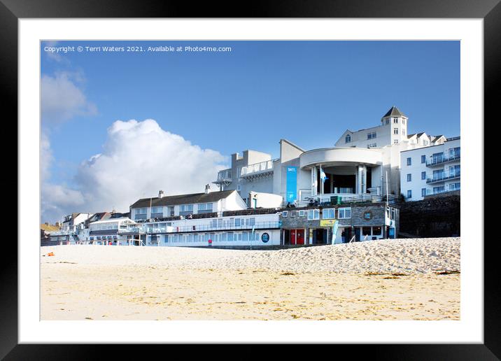 Tate Gallery St Ives Cornwall Framed Mounted Print by Terri Waters