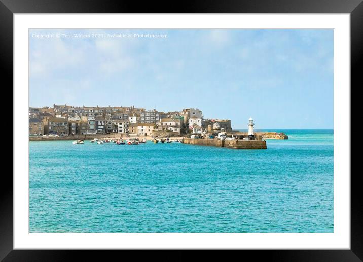 Classic St Ives Framed Mounted Print by Terri Waters