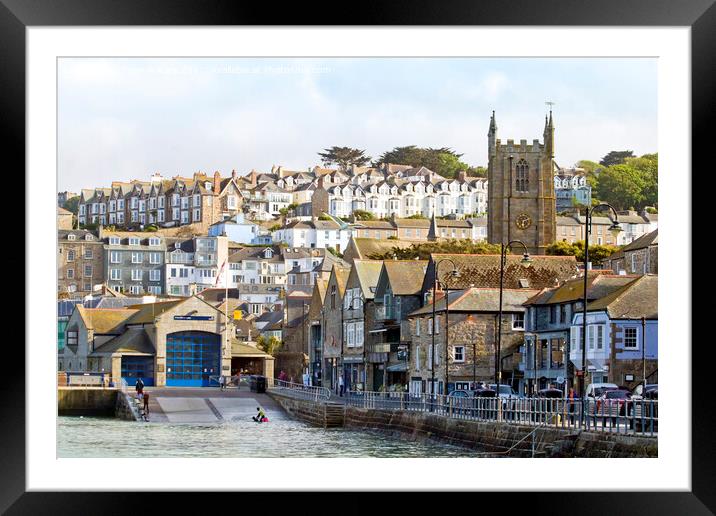 Life Savers of St Ives Framed Mounted Print by Terri Waters