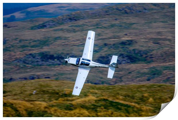 Grob Tutor In The Mach Loop Print by Oxon Images