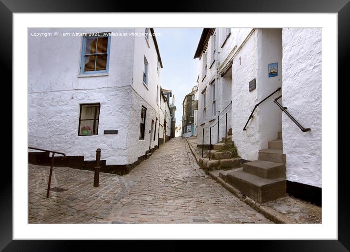 The Digey St Ives Framed Mounted Print by Terri Waters
