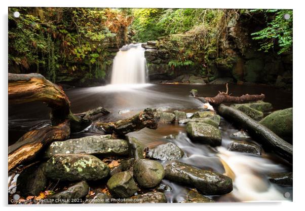 Thomasson foss in the yorkshire moors 347 Acrylic by PHILIP CHALK