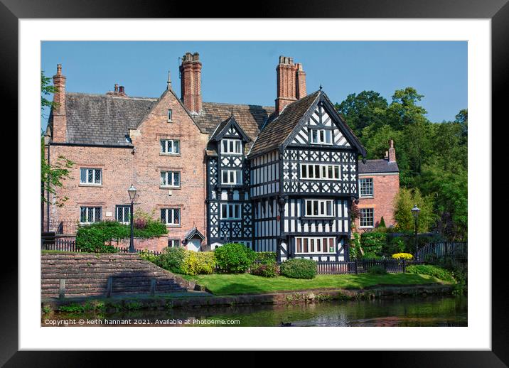 packet house worsley bridgewater canal Framed Mounted Print by keith hannant