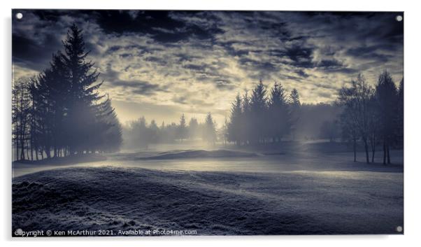Early Sun on the Golf Course  Acrylic by Ken McArthur