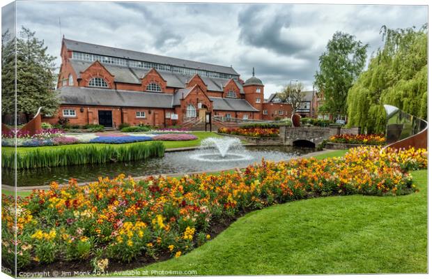 Queens Park, Loughborough Canvas Print by Jim Monk