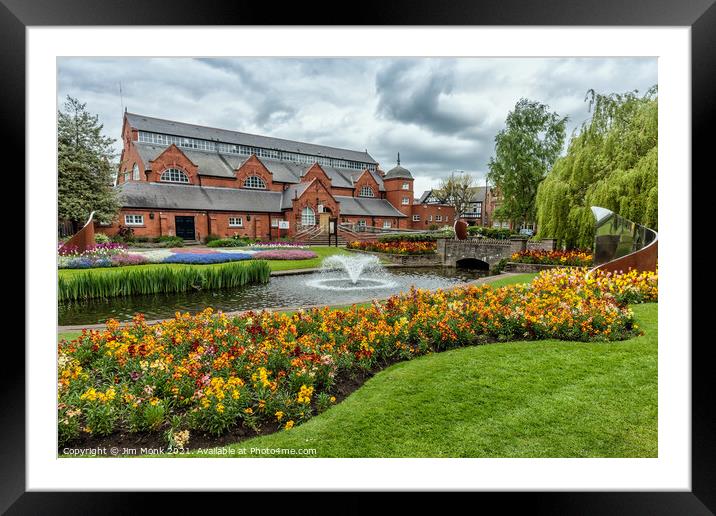Queens Park, Loughborough Framed Mounted Print by Jim Monk
