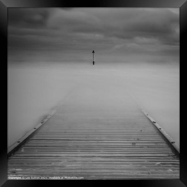 Jetty Framed Print by Lee Sutton
