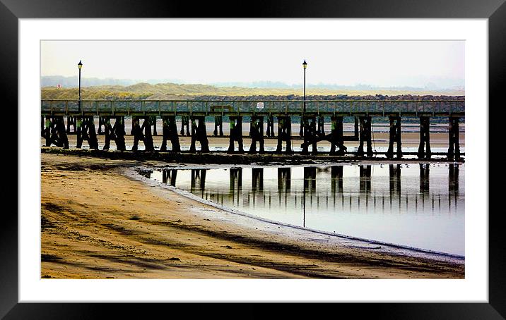 Amble Harbour , Northumberland Framed Mounted Print by val butcher