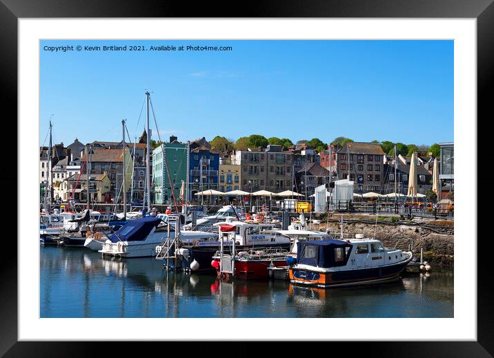 barbican plymouth Framed Mounted Print by Kevin Britland