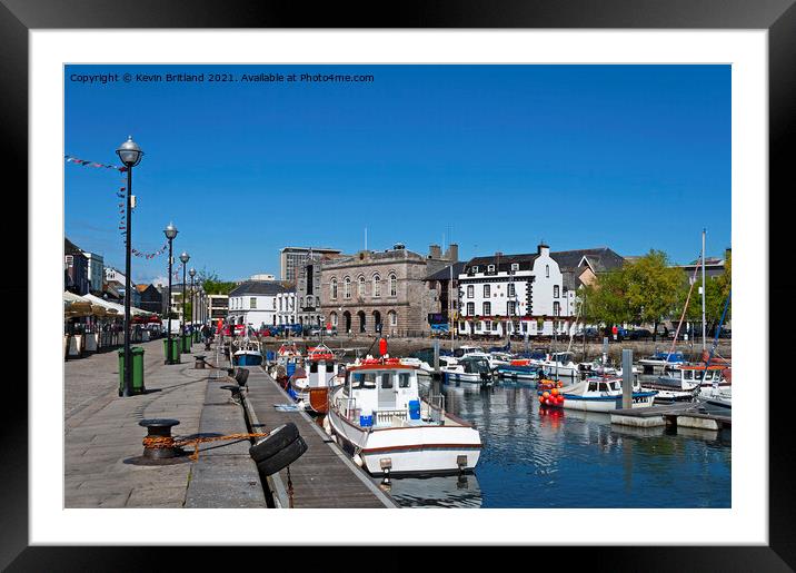 barbican plymouth Framed Mounted Print by Kevin Britland