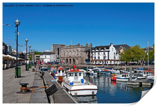 barbican plymouth Print by Kevin Britland