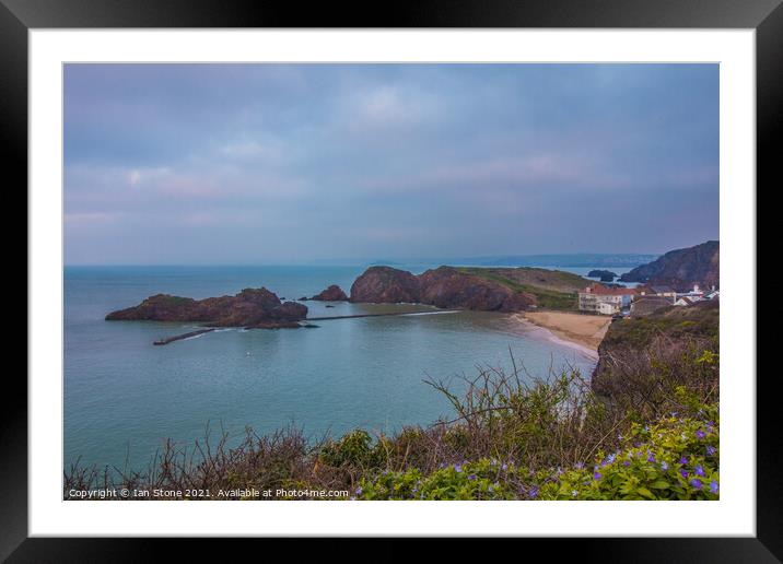 Hope Cove in Devon  Framed Mounted Print by Ian Stone