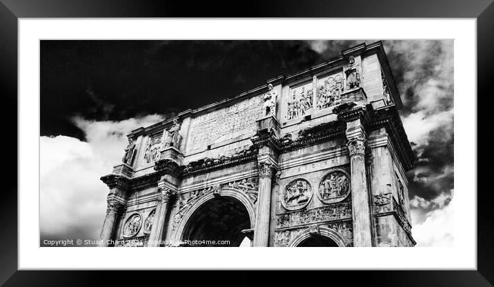 The Arch of Constantine Framed Mounted Print by Travel and Pixels 