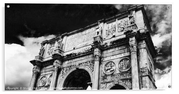 The Arch of Constantine Acrylic by Travel and Pixels 