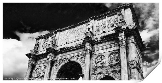 The Arch of Constantine Print by Stuart Chard