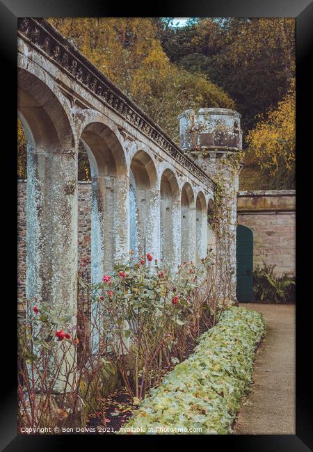 The Enchanting Rose Garden of Abbotsford House Framed Print by Ben Delves