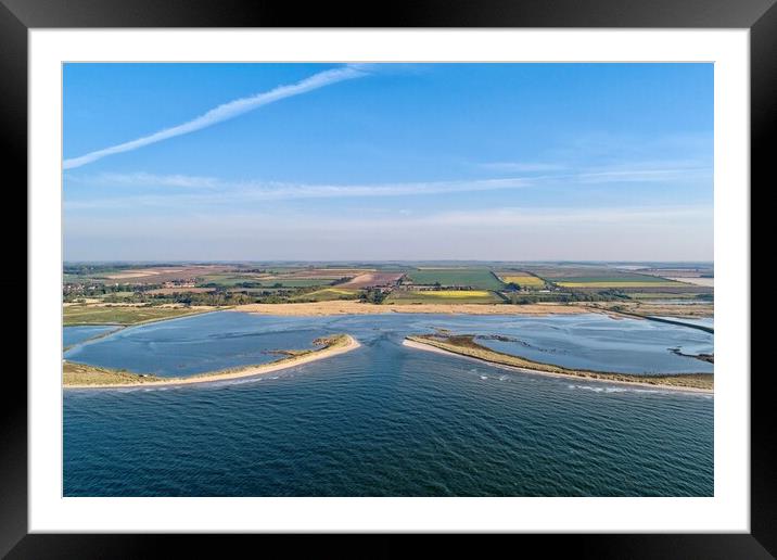 Looking toward Titchwell in Norfolk  Framed Mounted Print by Gary Pearson