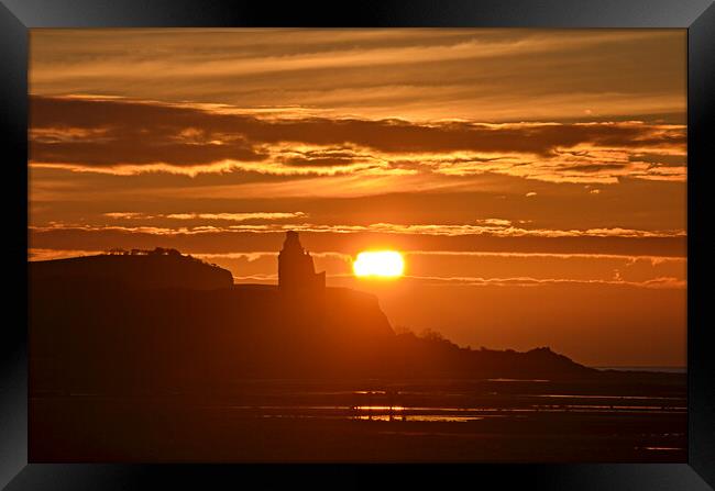 Greenan Castle sunset Framed Print by Allan Durward Photography
