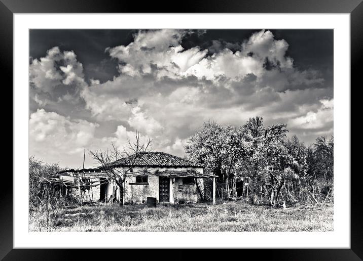 Old Derelict Building Framed Mounted Print by Nic Croad