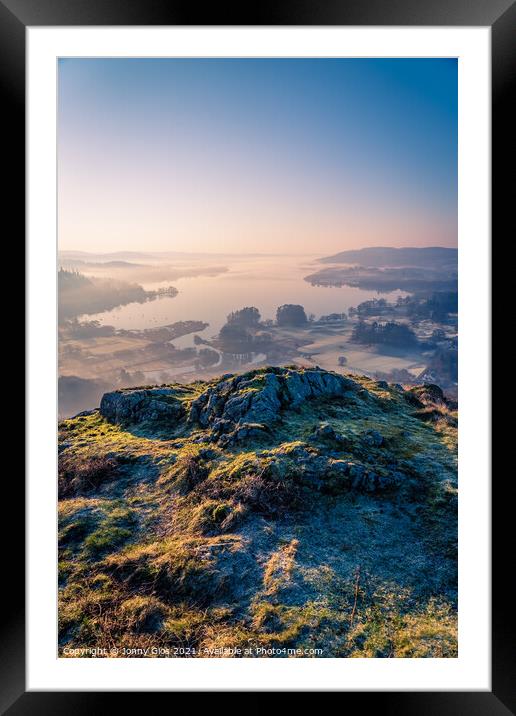 Sunrise from Todd Crag Framed Mounted Print by Jonny Gios