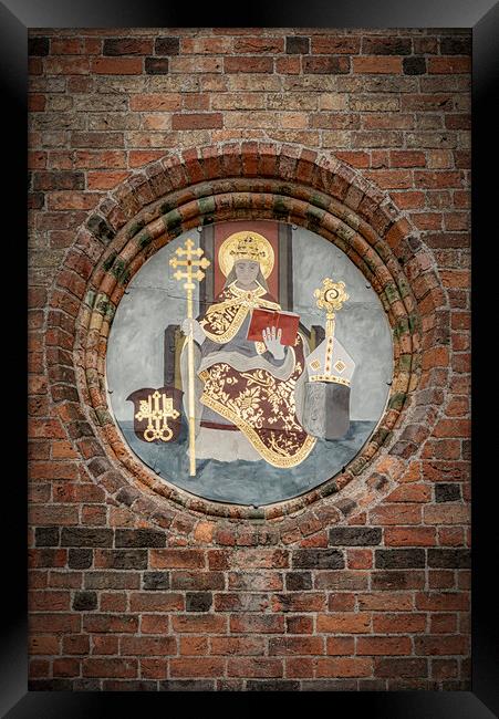 Roskilde Cathedral Wall Art Framed Print by Antony McAulay