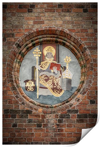 Roskilde Cathedral Wall Art Print by Antony McAulay