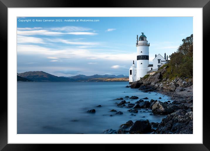 Lighthouse Framed Mounted Print by Ross Cameron
