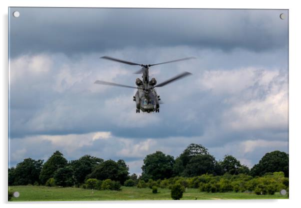 Chinook On SPTA Acrylic by Oxon Images