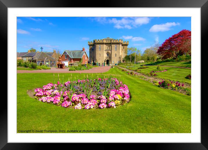 Morpeth Courthouse  Framed Mounted Print by David Thompson