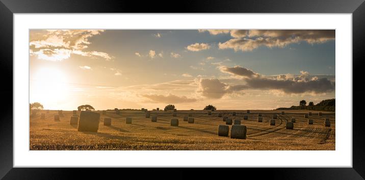 Outdoor field Framed Mounted Print by Greg Corcoran