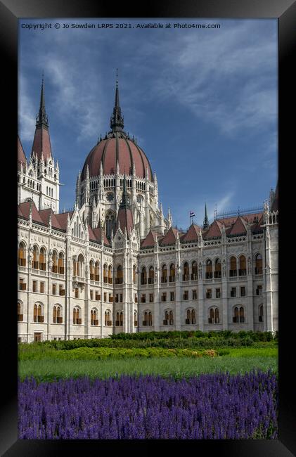 Hungarian Parliament Building Framed Print by Jo Sowden