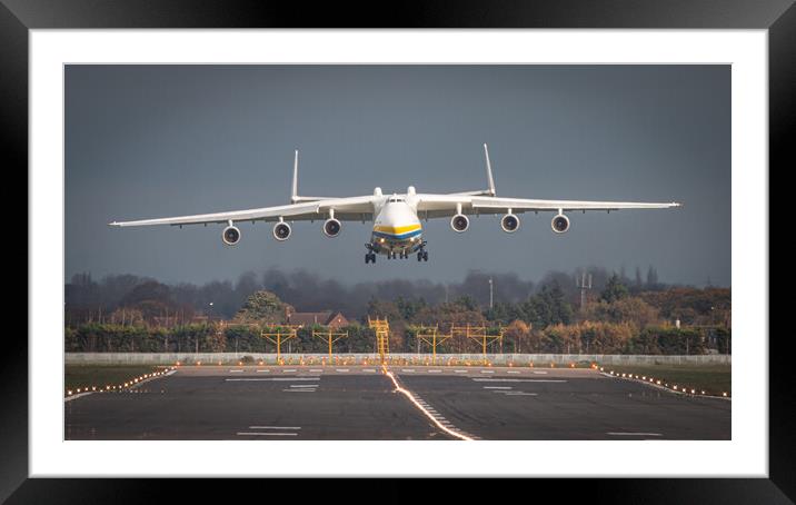 Antonov An-225 Mriya Framed Mounted Print by J Biggadike