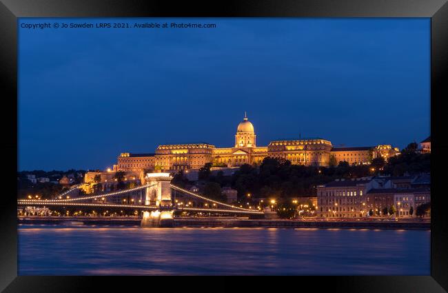Buda Castle, Budapest Framed Print by Jo Sowden
