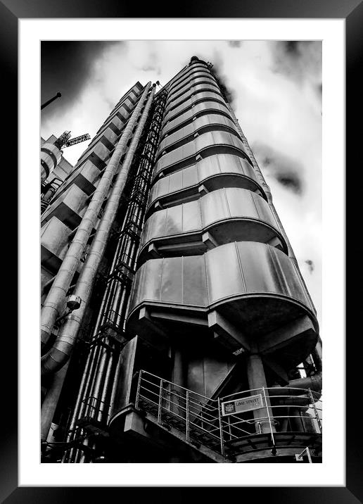 Lloyds Of London Building England Framed Mounted Print by Andy Evans Photos