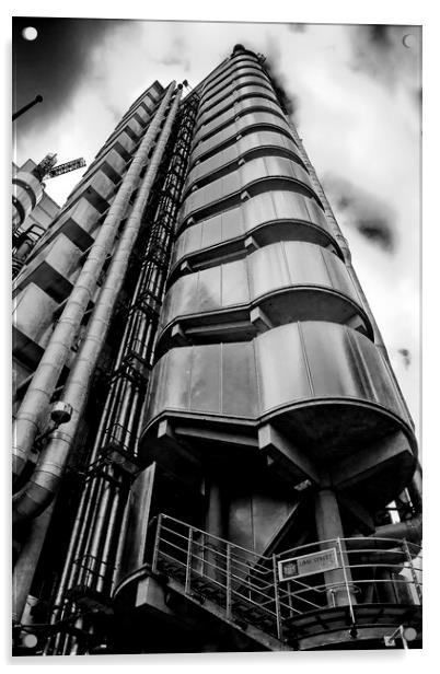 Lloyds Of London Building England Acrylic by Andy Evans Photos