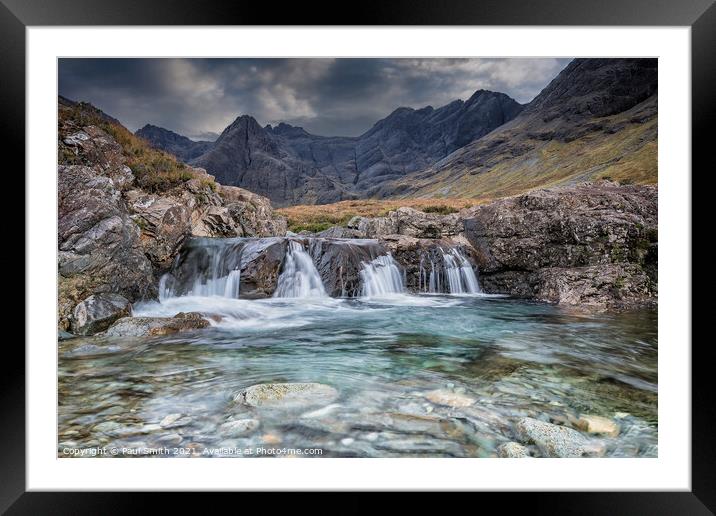 Fairy Pools, Isle of Skye Framed Mounted Print by Paul Smith