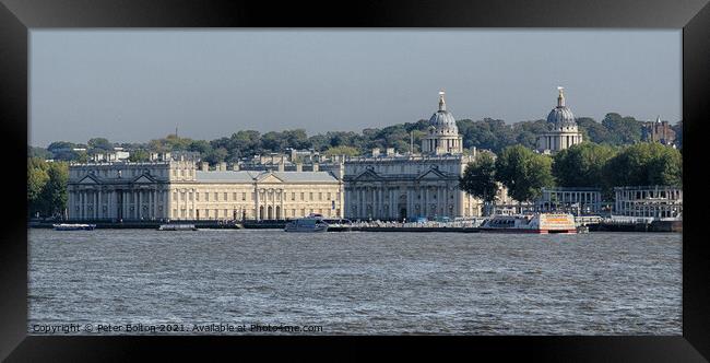 Old Royal Naval College - London Framed Print by Peter Bolton