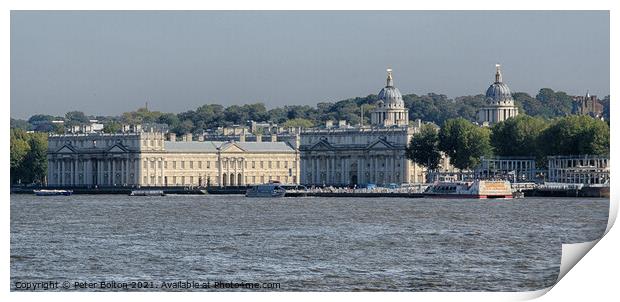 Old Royal Naval College - London Print by Peter Bolton