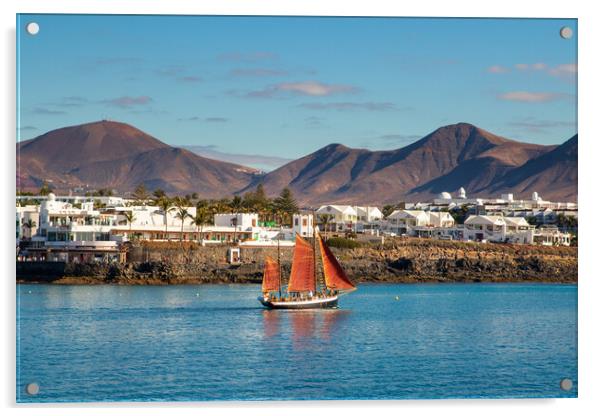  Lanzarote, Canary islands, Spain  Acrylic by chris smith