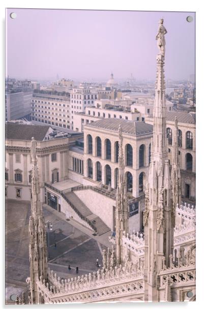 Duomo Vista Acrylic by Richard Downs