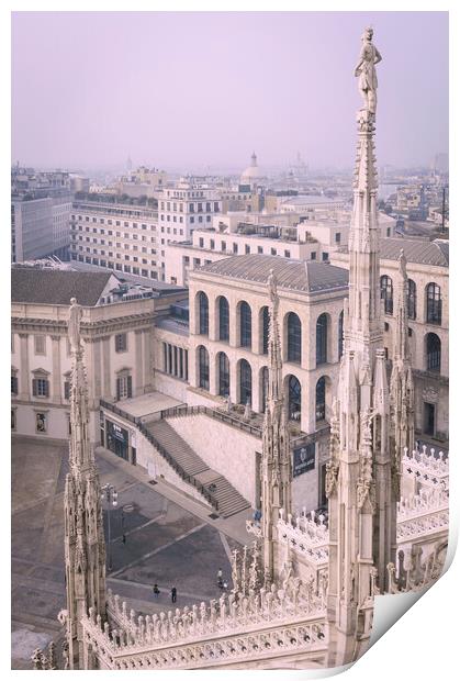 Duomo Vista Print by Richard Downs