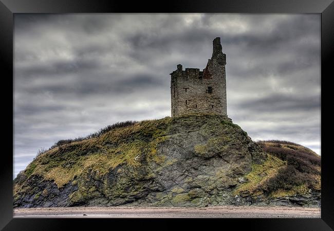 Greenan Castle HDR Framed Print by Sam Smith