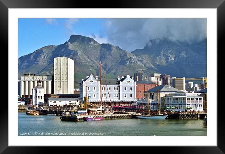 Victoria and Albert Waterfront, Cape Town Framed Mounted Print by Nathalie Hales